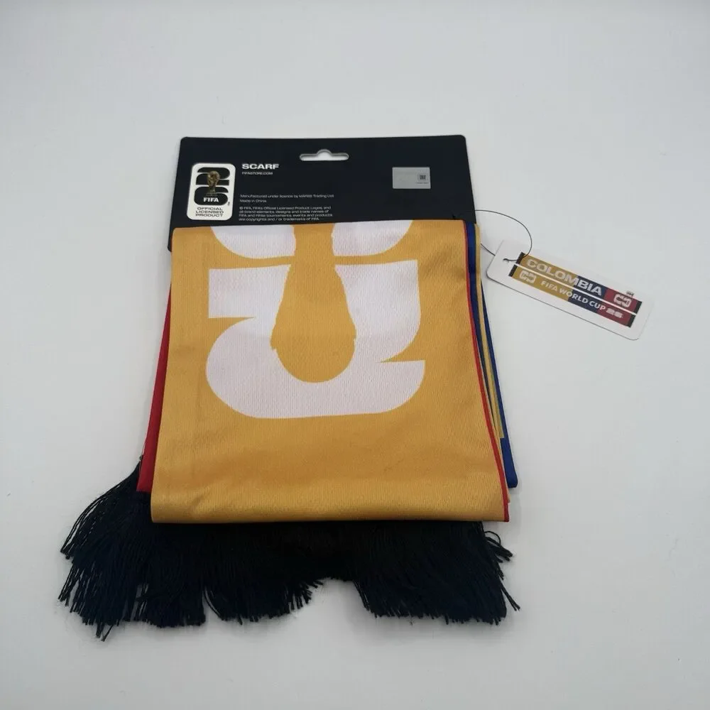 Colombia FIFA World Cup 2026  Scarf Double Sided Officially Licensed